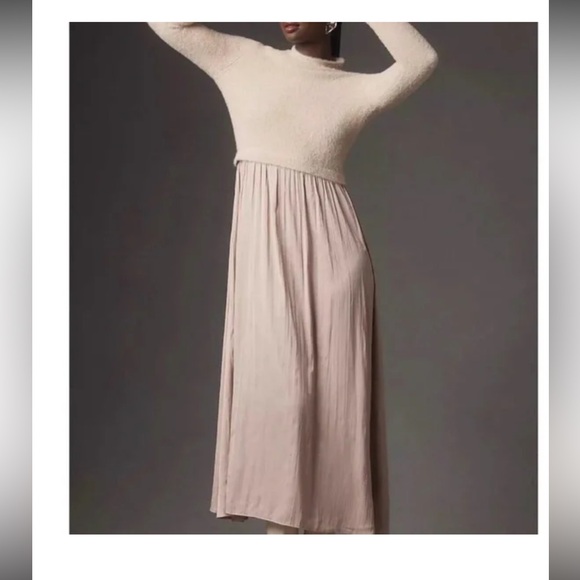 Anthropologie Dresses & Skirts - Twofer Sweater Dress